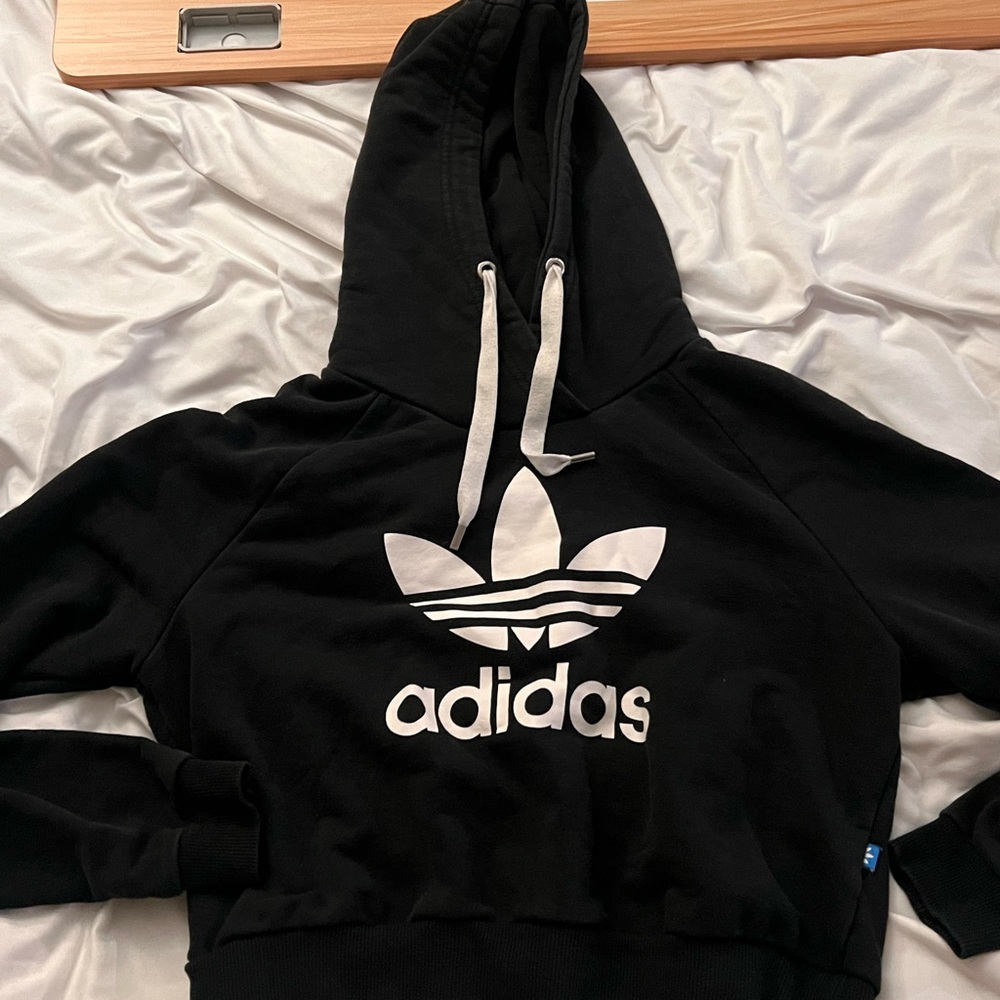 Adidas Crop Hoodie women’s size Large
